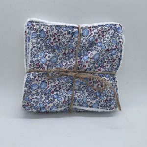 Cotons Lavables (lot de 5) Liberty Bleu